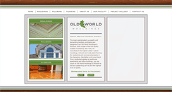 Desktop Screenshot of oldworldmouldings.com