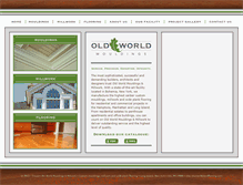 Tablet Screenshot of oldworldmouldings.com